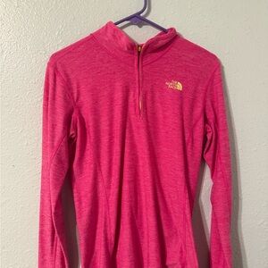 The North Face Fuchsia Half-Zip Top